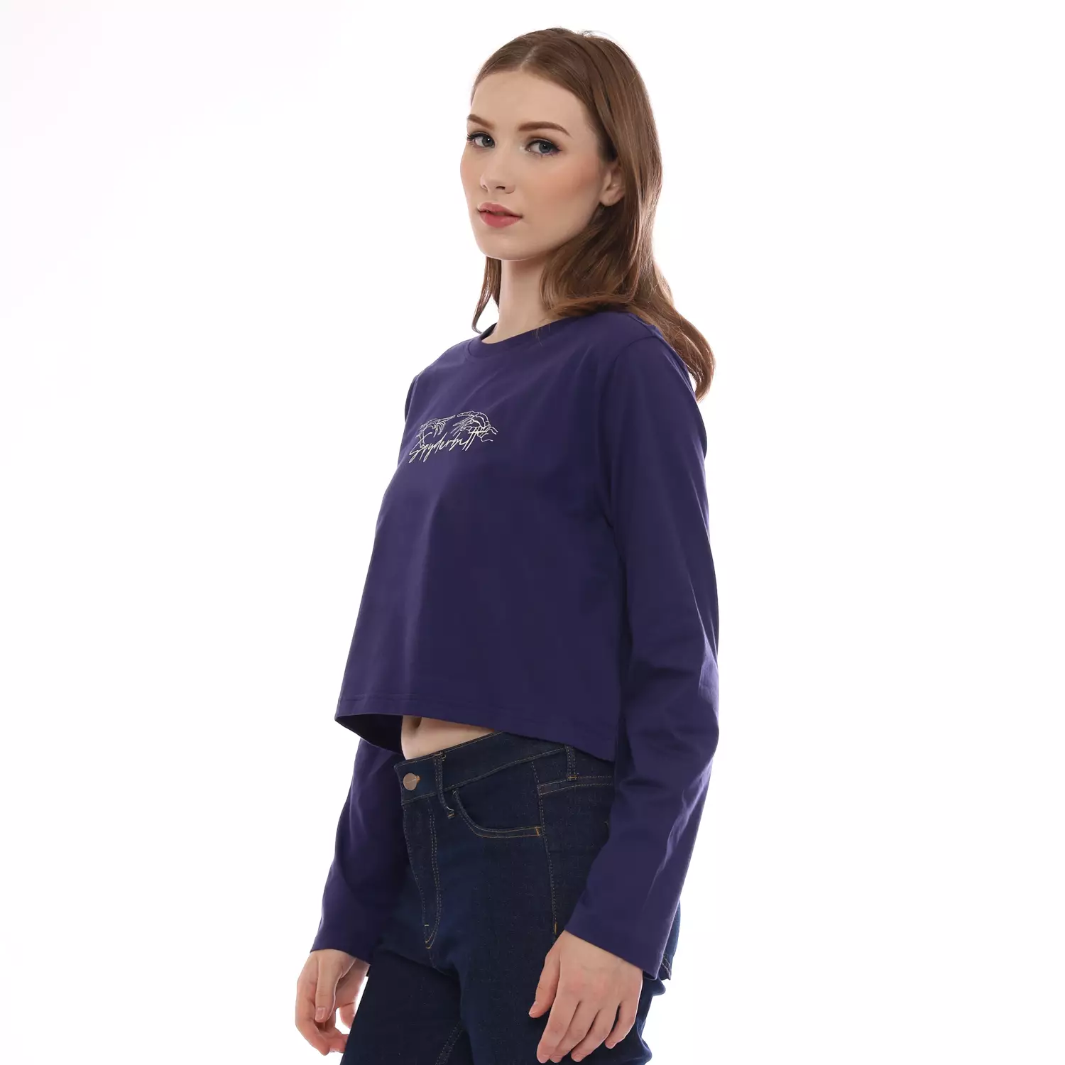 Spyderbilt Kaos Lengan Panjang Wanita Saints Planet Surf