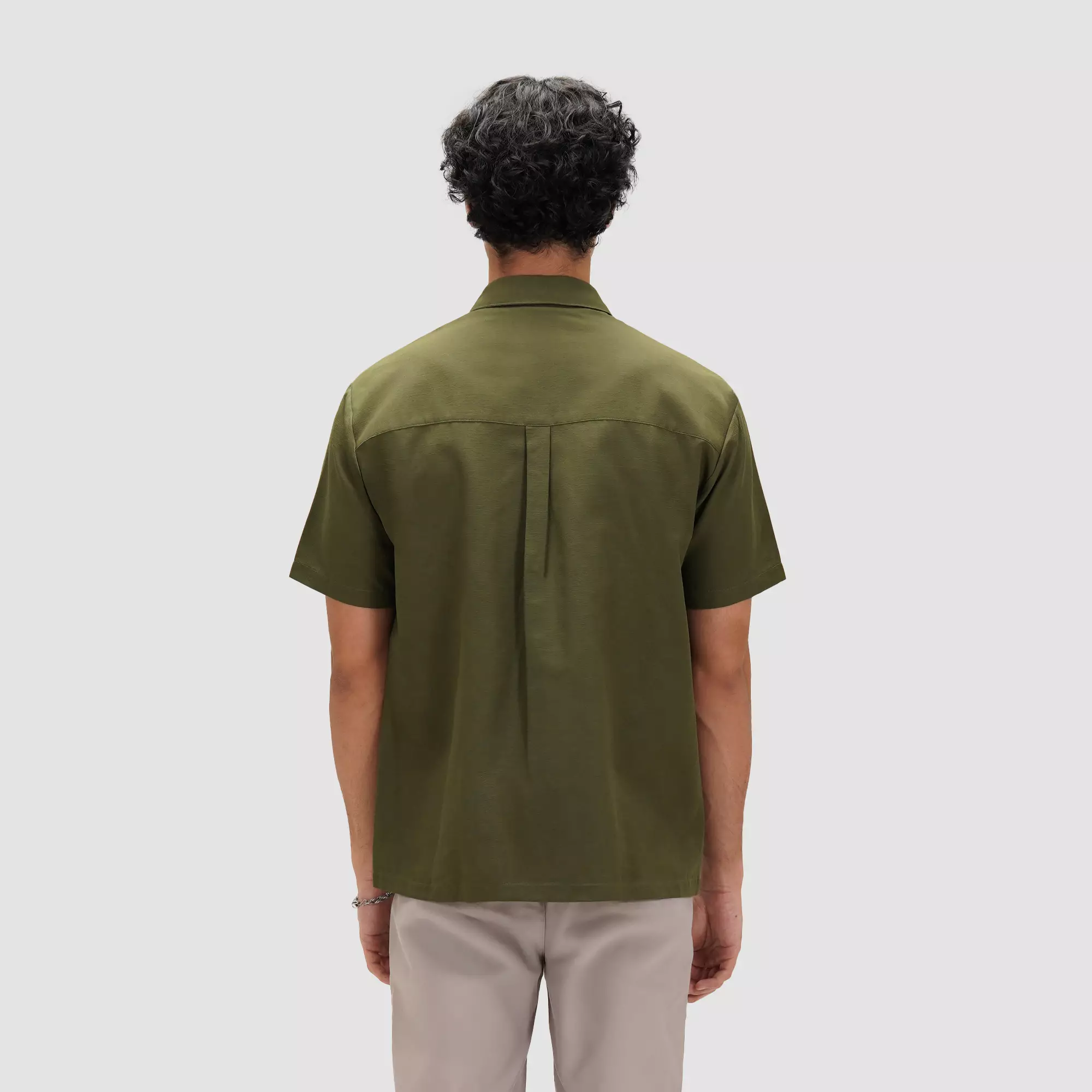 CELCIUS Kemeja Lengan Pendek L03000703C Hijau