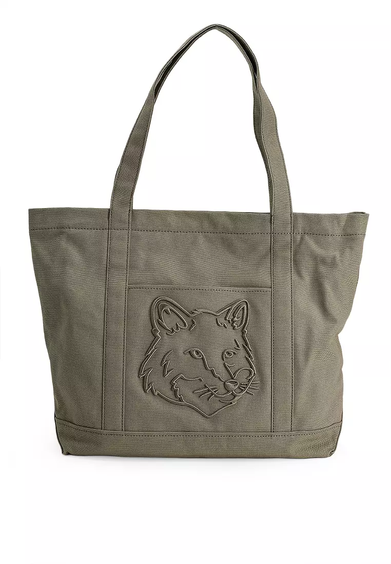 Fox Head Large Tote Bag