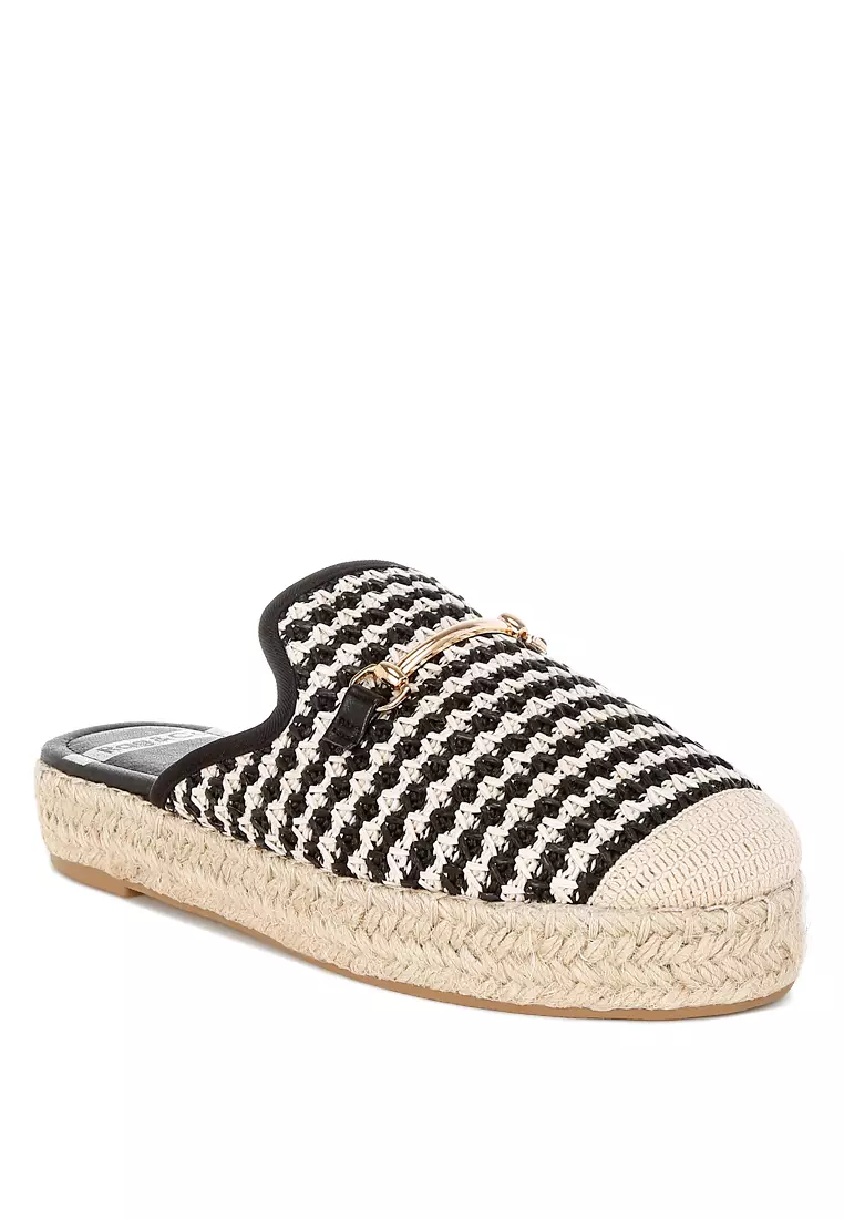 Sandal Selop Rafia Warna Hitam