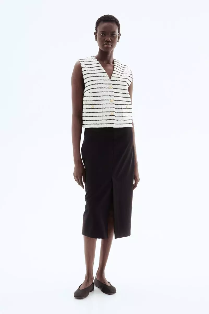 Bouclé waistcoat