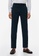 MANGO Man 藍色 Slim Fit Microstructure Suit Trousers 09344AA3172DE5GS_1