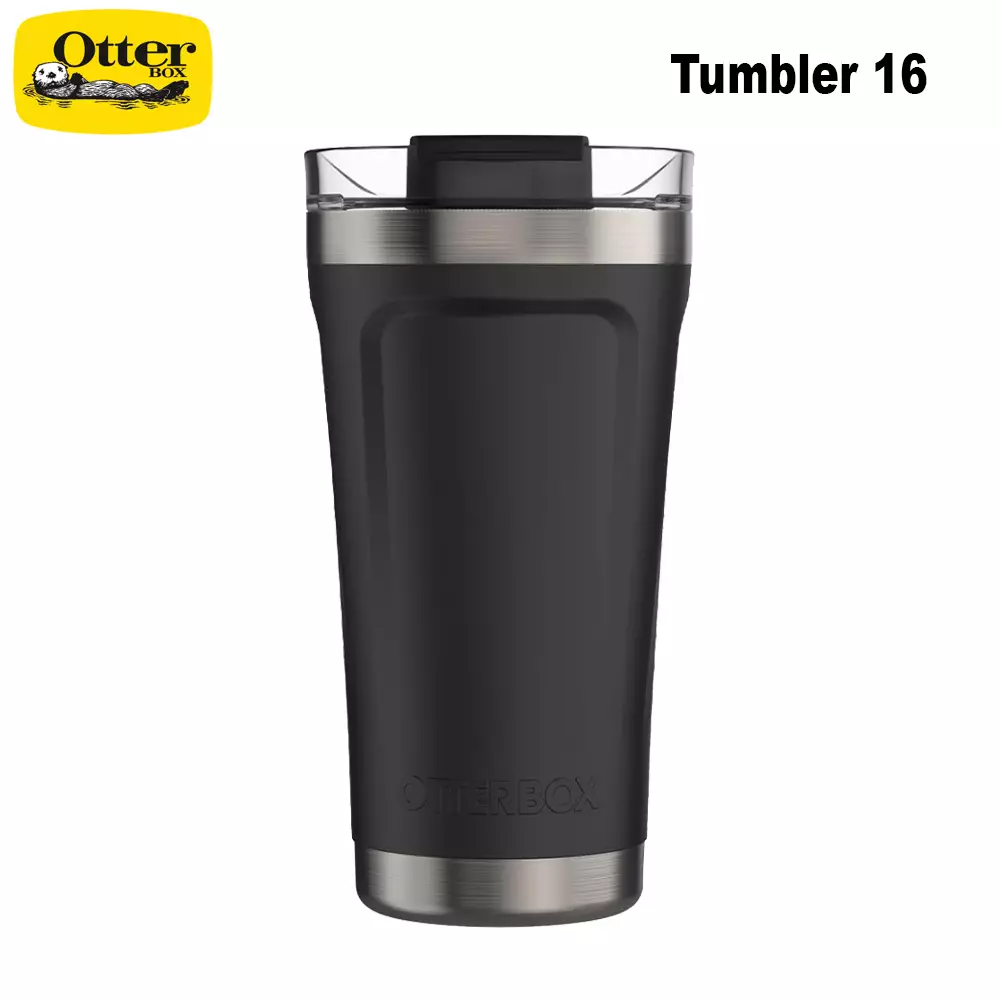 Zoku 20oz 3in1 Stainless Steel Powder Coated Tumbler Black