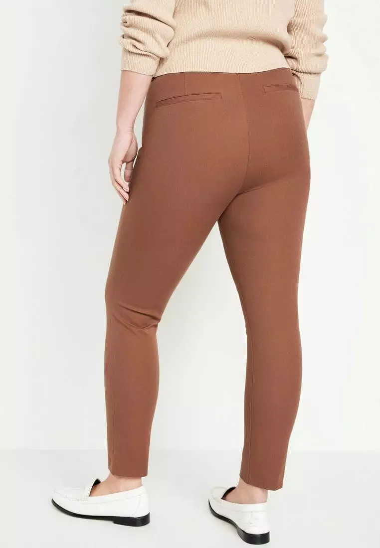High-Waisted Pixie Skinny Ankle Pants For Women