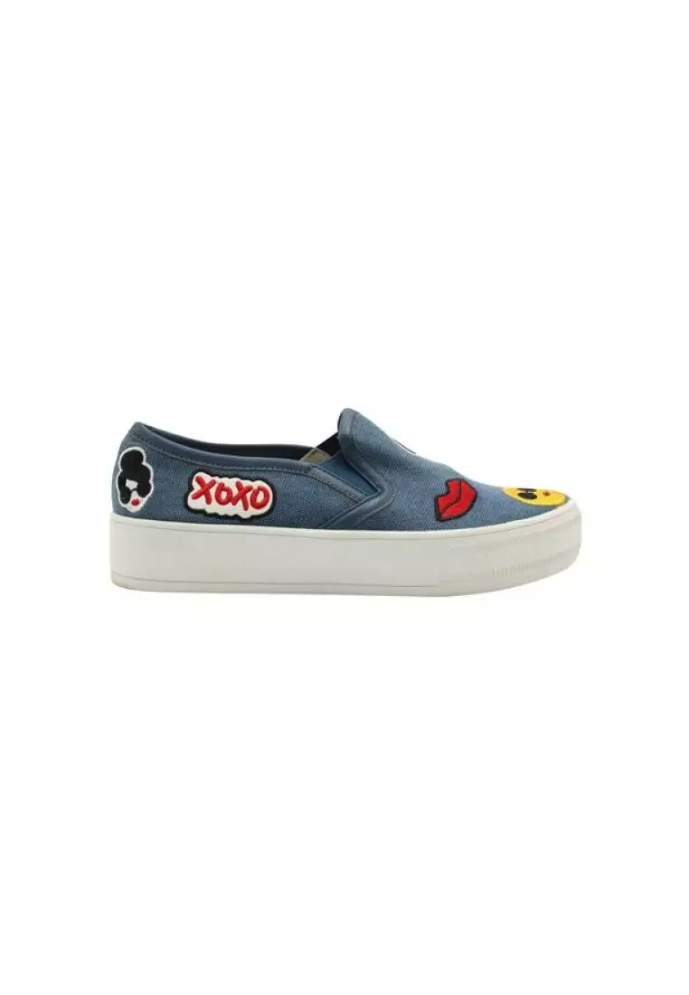 Alice Olivia Pre Loved ALICE OLIVIA Denim Slip On Sneakers