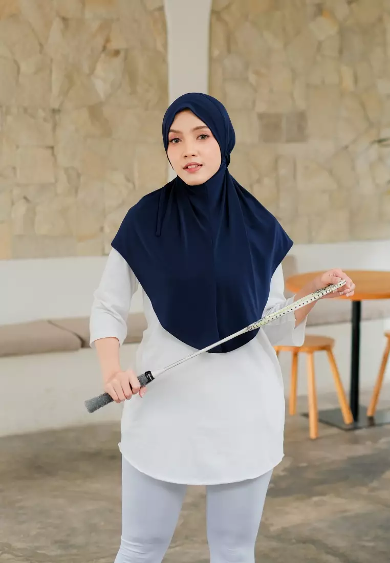 Bergo Mirae Hijab Sporty Navy