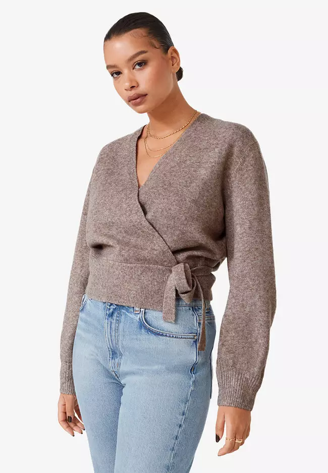 And other stories wrap top cardigan