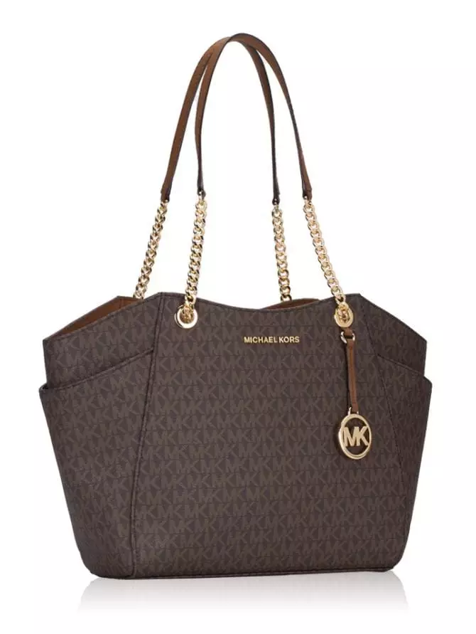 Jual MICHAEL KORS 35S4GTVT3B Michael Kors Jet Set Travel Chain Shoulder