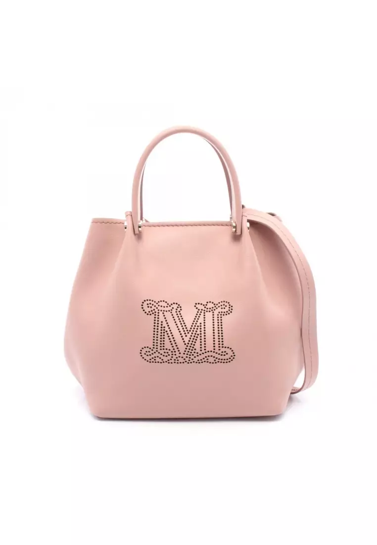 Buy Max Mara Pre-Loved Max Mara 2WAY Shoulder bag leather pink