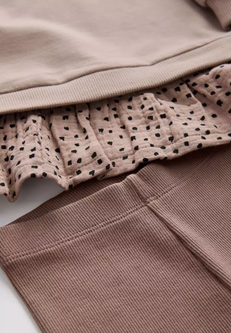 Long Sleeve Top and Leggings Set