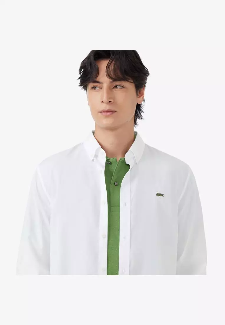 Regular Fit Stretch Poplin Shirt