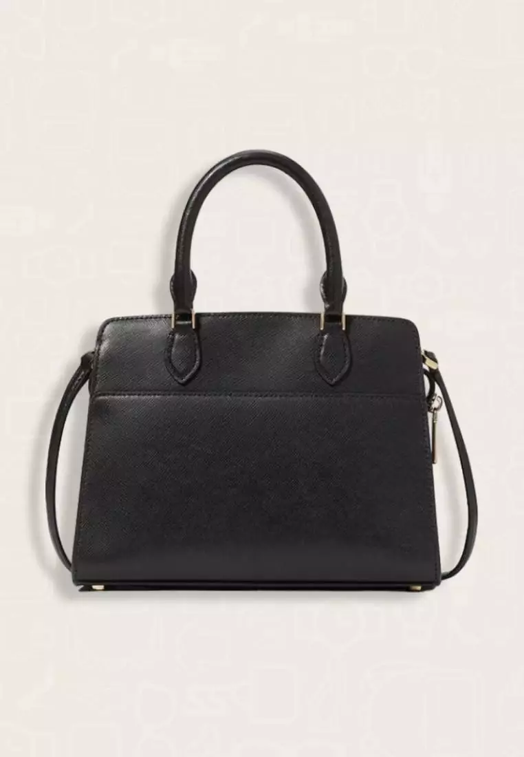 Kate Spade Madison Saffiano Leather Small Satchel Black