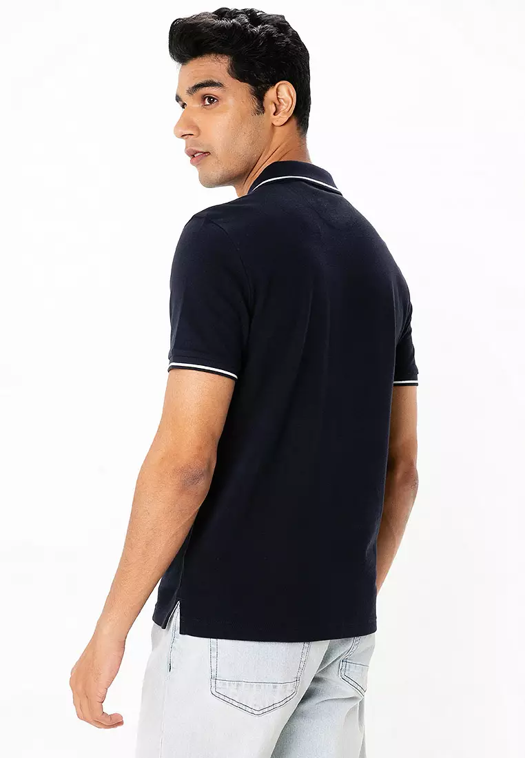 Tipped Piqué Polo Shirt