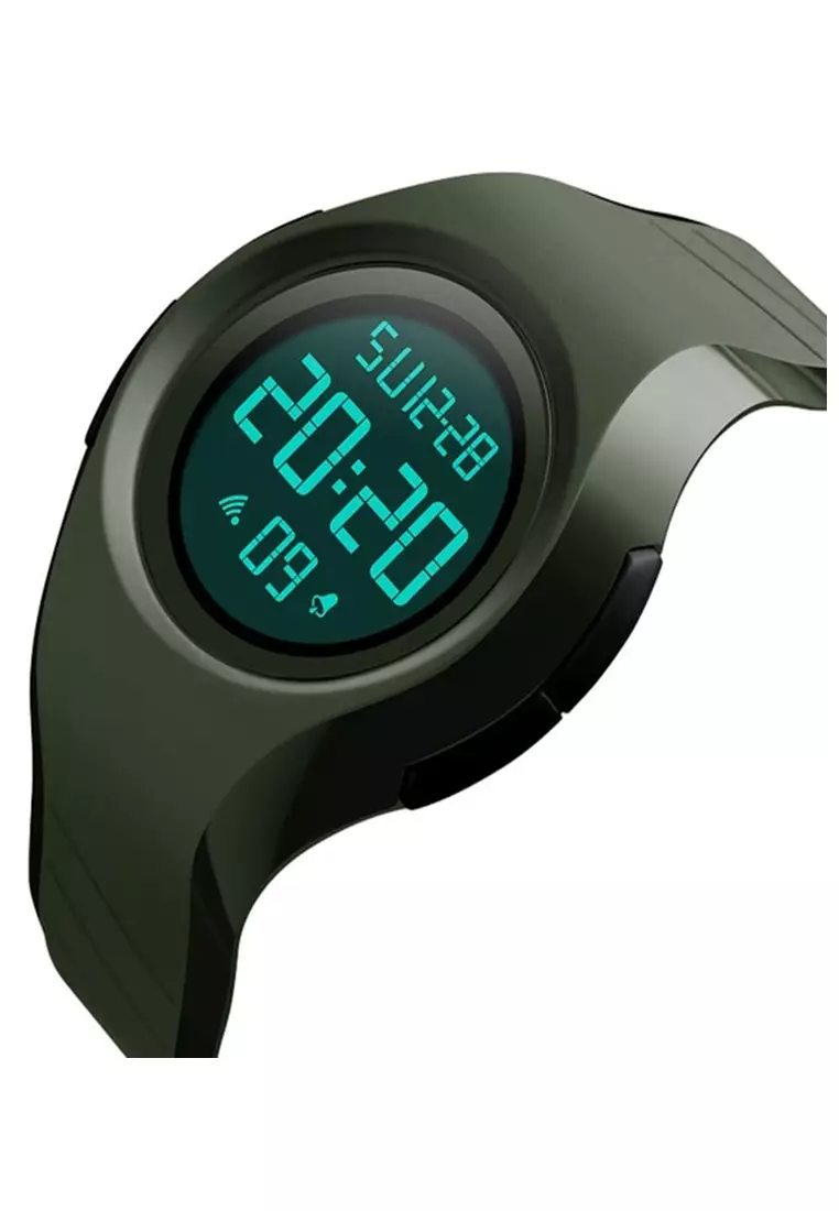 Jam Tangan Casual Digital Pria Stopwatch Alarm Waterproof Strap Tali Material Silicone YU72 ORIGINAL