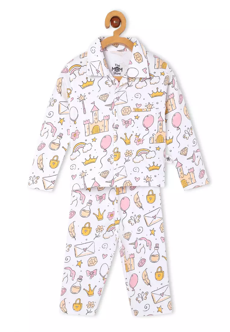 Baby and Kids Pajama Nightsuit Set- Fairy Princess