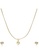 estele gold Estele Gold Plated Facile Pendant Set with Crystal for Women 0DB2BACC1AA48BGS_5