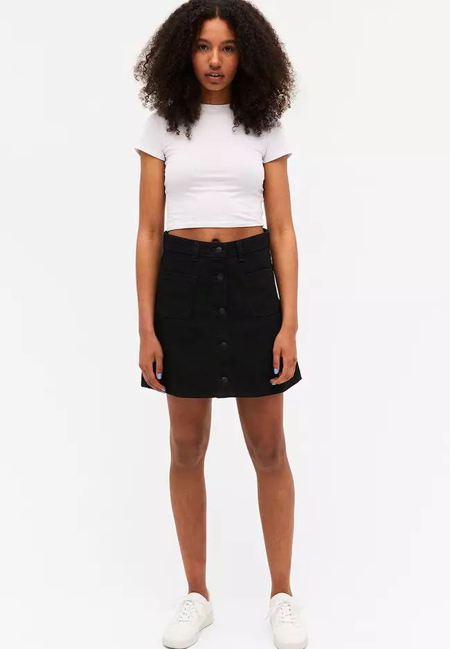 Buy Monki A-Line Mini Skirt Online | ZALORA Malaysia