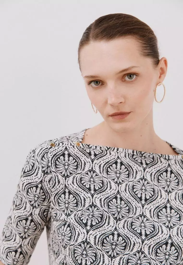 Essential boat neck T-shirt