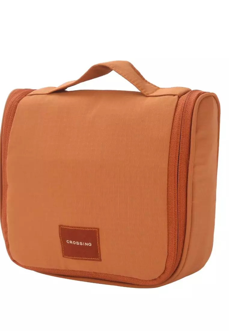 Crossing Waterproof Ripstop Nylon Hanging Toiletry Kit - Brick