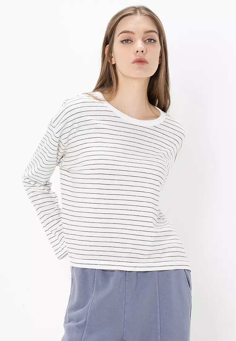Gap Women's Favorite Stripe Crewneck T-Shirt - Classic Casual Tee