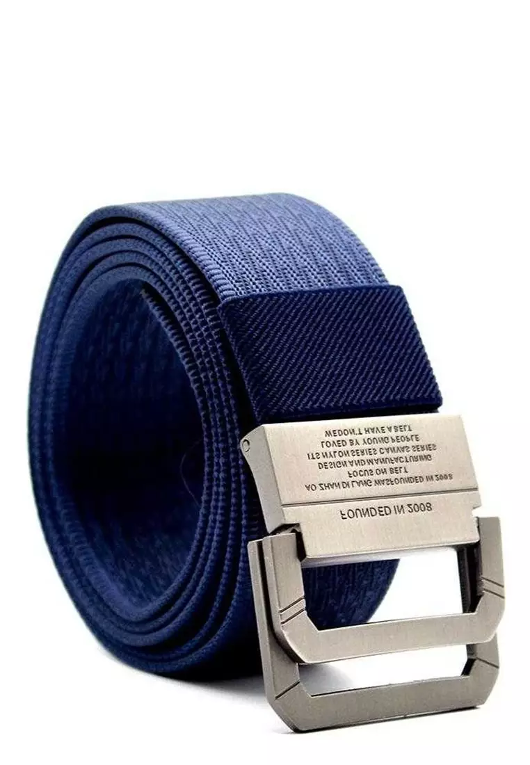 Craftman Tali Ikat Pinggang Pria Buckle Belt Model Retro Material Canvas QU18 ORIGINAL