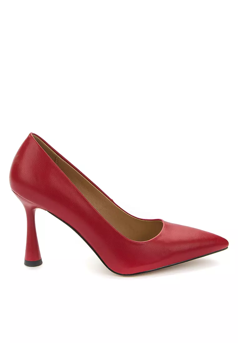Buy London Rag Red Diamante Set High Heeled Pumps 2024 Online