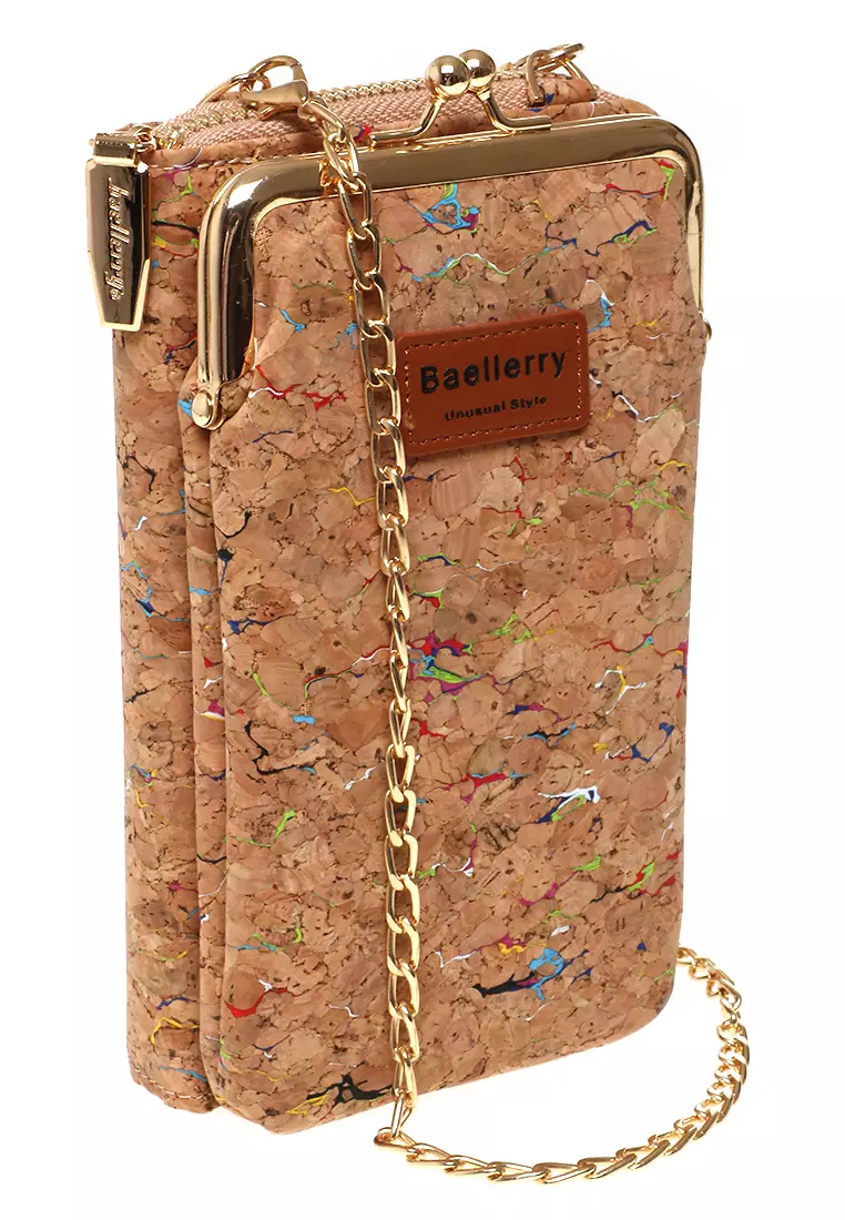 Sling Bag Tas Selempang Dompet Wanita Multifungsi Uniqe Design Material Kulit Leather ORIGINAL