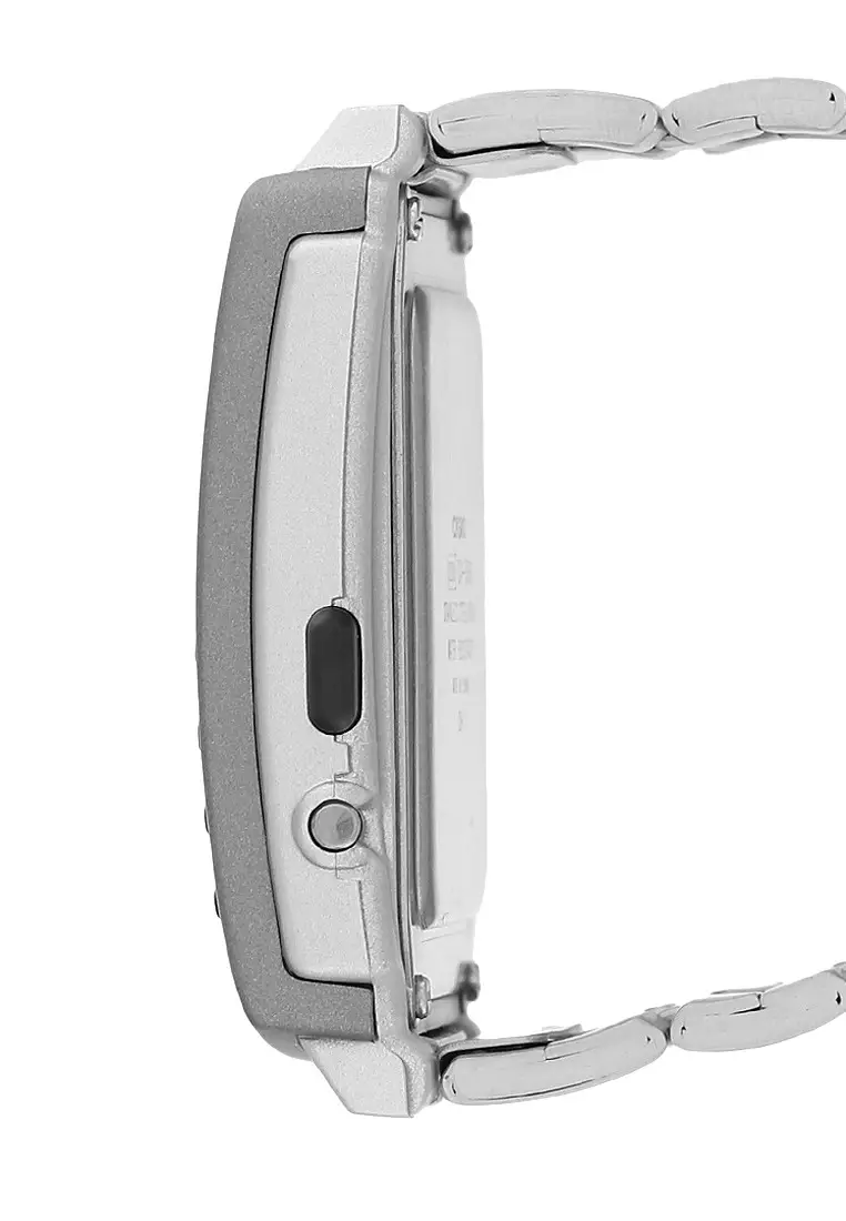 Casio Jam Tangan - Silver Black - Stainless Steel - CA-506-1DF