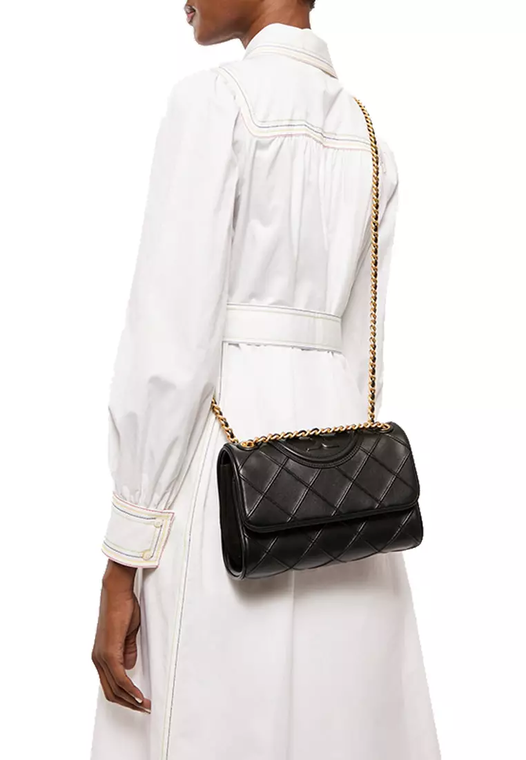 Small Fleming Soft Convertible Shoulder Bag Black 139060
