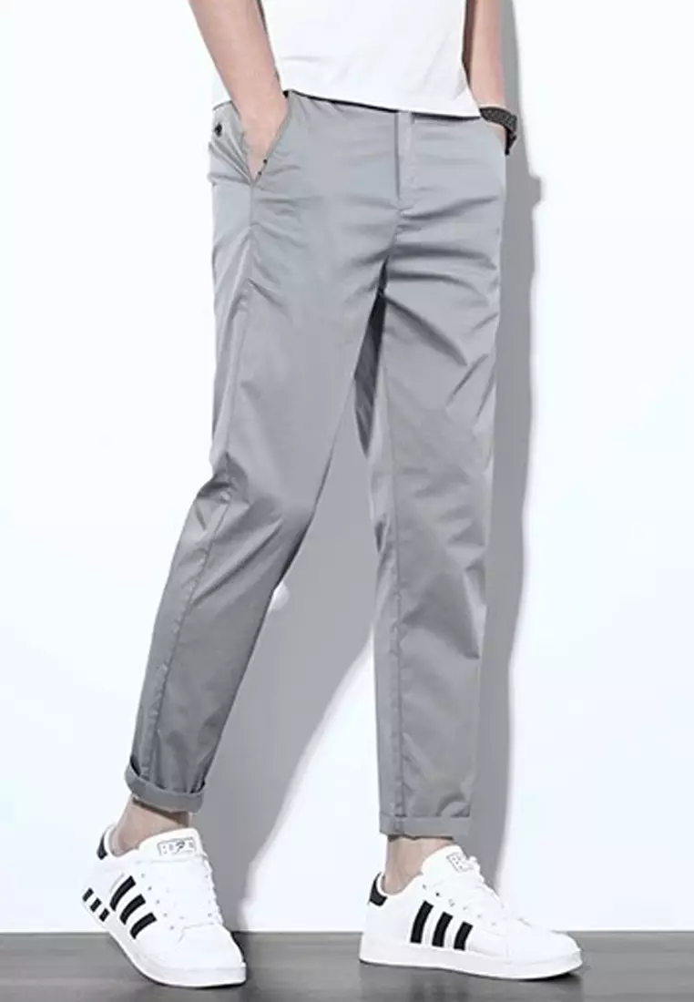 Man's Slim Ankle Suit Pants