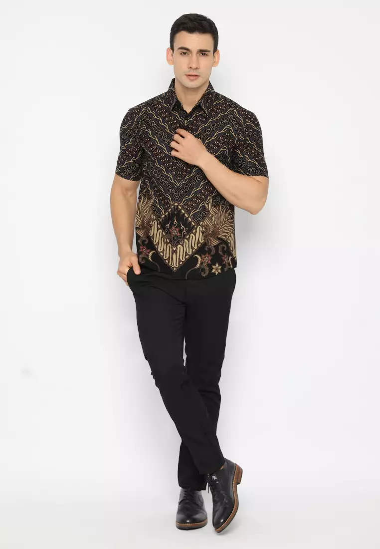 Kemeja Batik Slimfit Wardhana Lengan Pendek