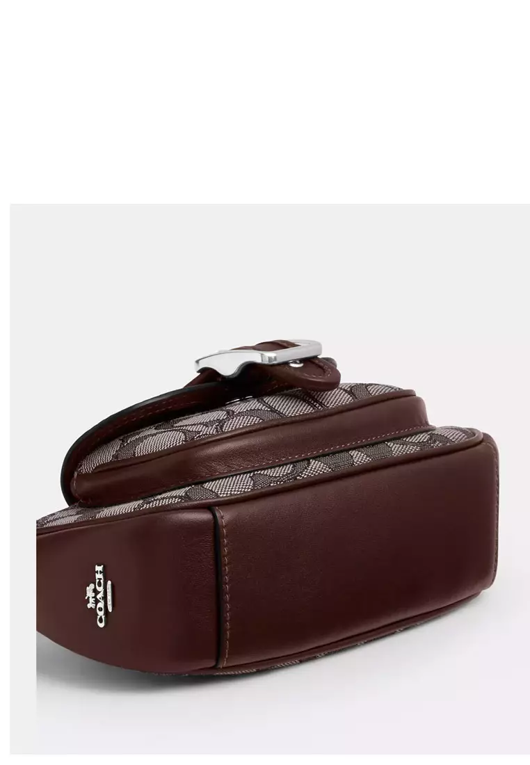 Ashton Mini Shoulder Bag In Signature Jacquard