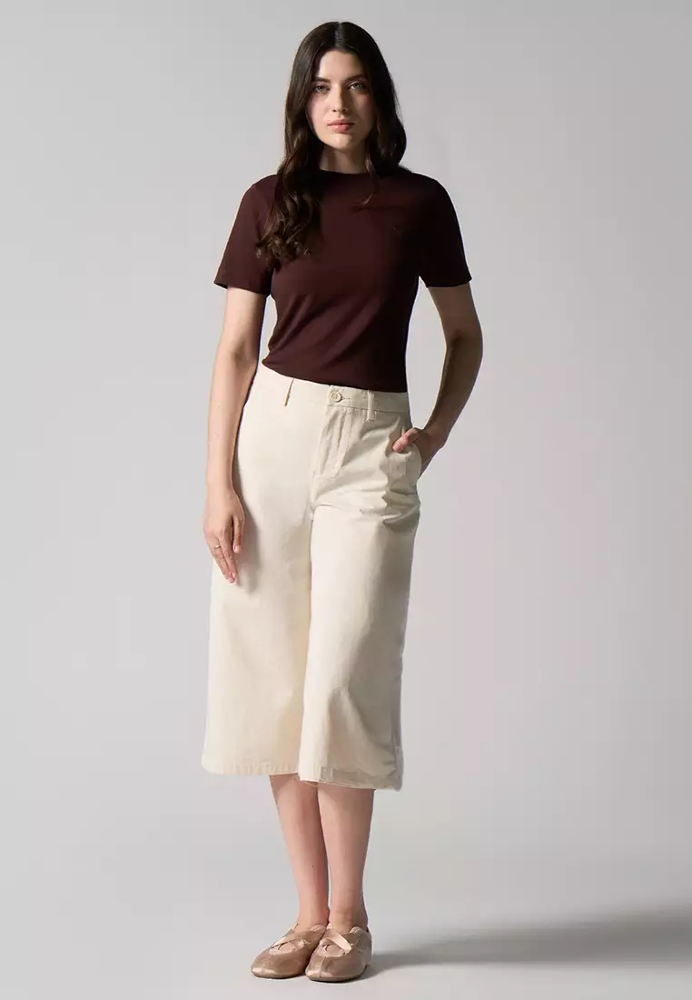 Interlock T-Shirt With Side Slit