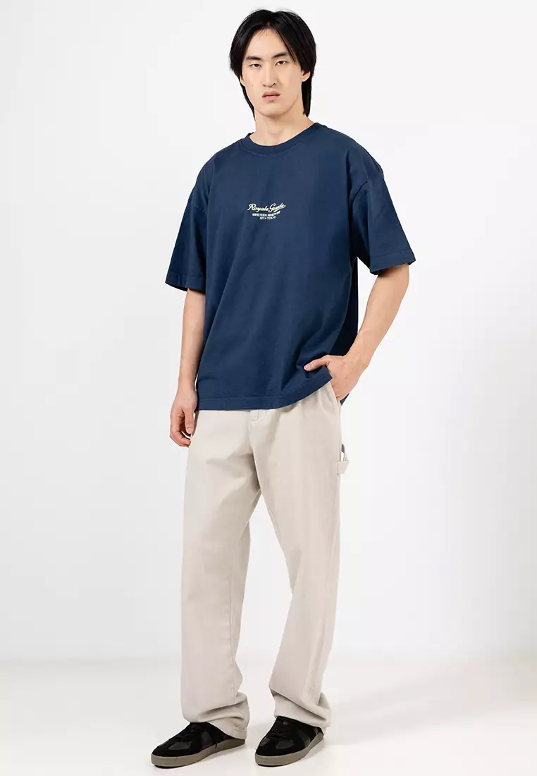 Box Fit Text T-Shirt