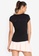 ZALORA ACTIVE black Cut Out Back Short Sleeve Top 0CFE3AA7372DFAGS_2