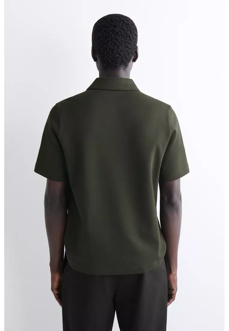 COTTON-PIQUÉ POLO SHIRT