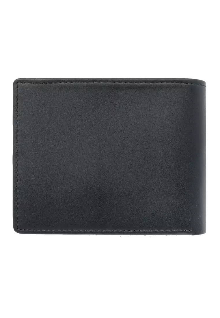 Crocodile 886BY Dompet Tri-fold Wallet Leather Kulit Original - Hitam