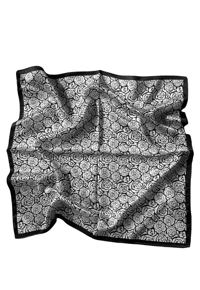Buy SOEOES Premium Silk Square Scarves 2024 Online ZALORA Singapore