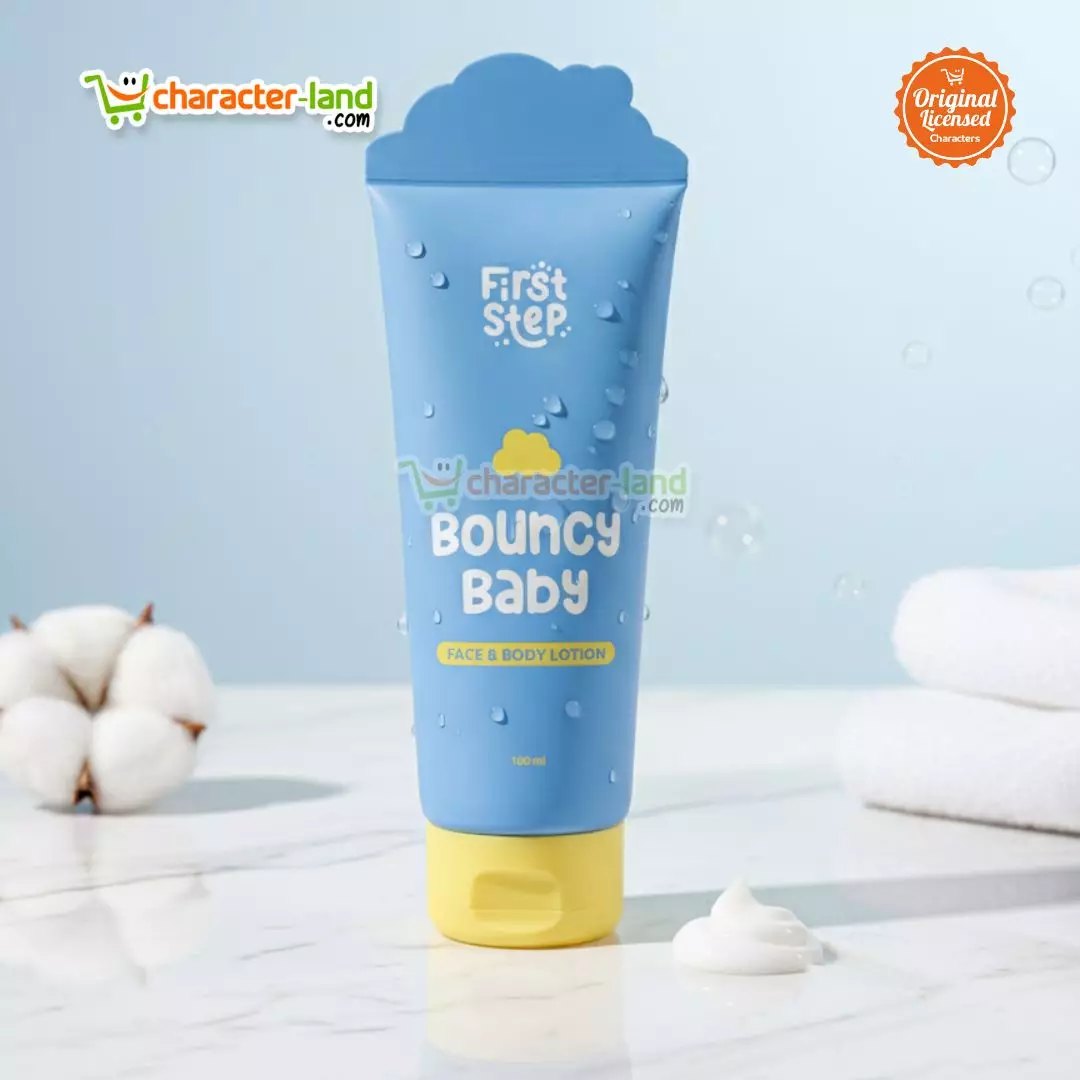FIRST STEP Bouncy Baby Face & Body Lotion 100 ml - Body Lotion Anak