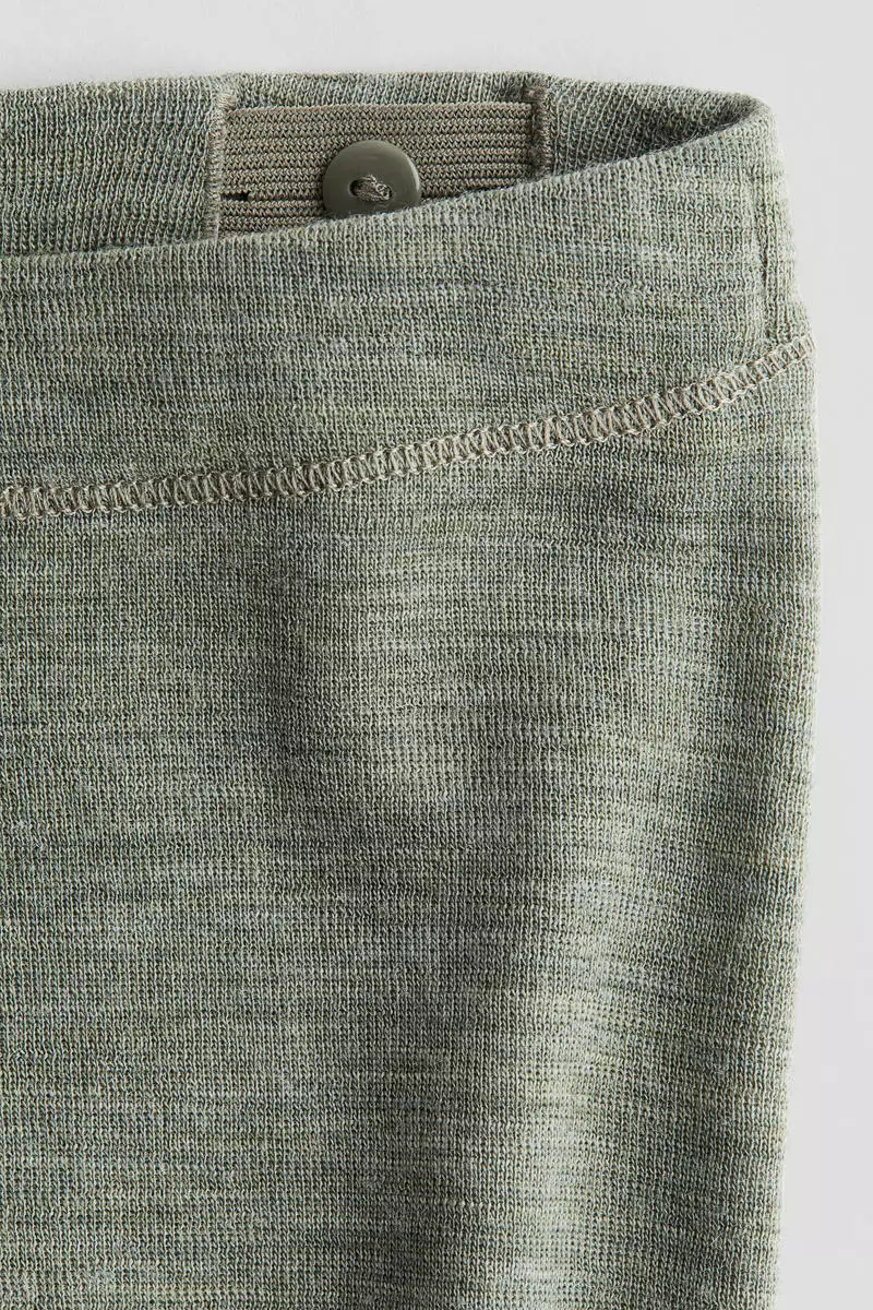 Merino wool jersey leggings