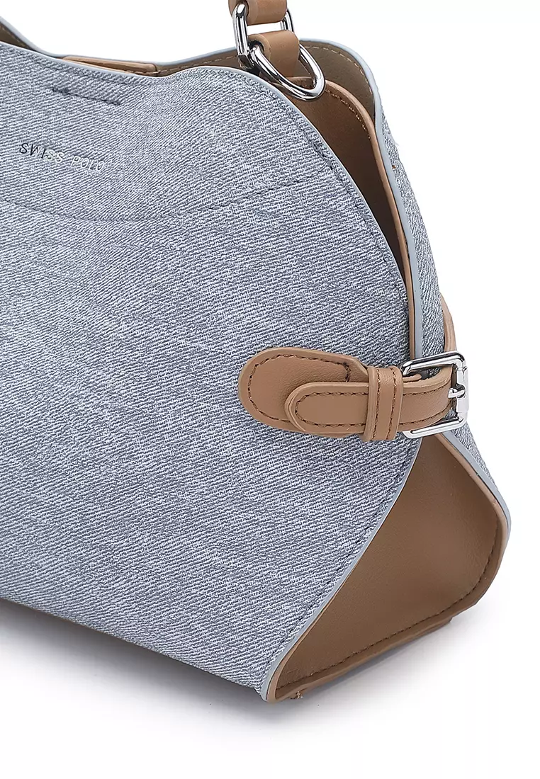 Women's Top Handle Bag / Sling Bag / Crossbody Bag / Shoulder Bag (手拿袋 / 斜孭袋 / 單肩包) - 藍色 / 棕色
