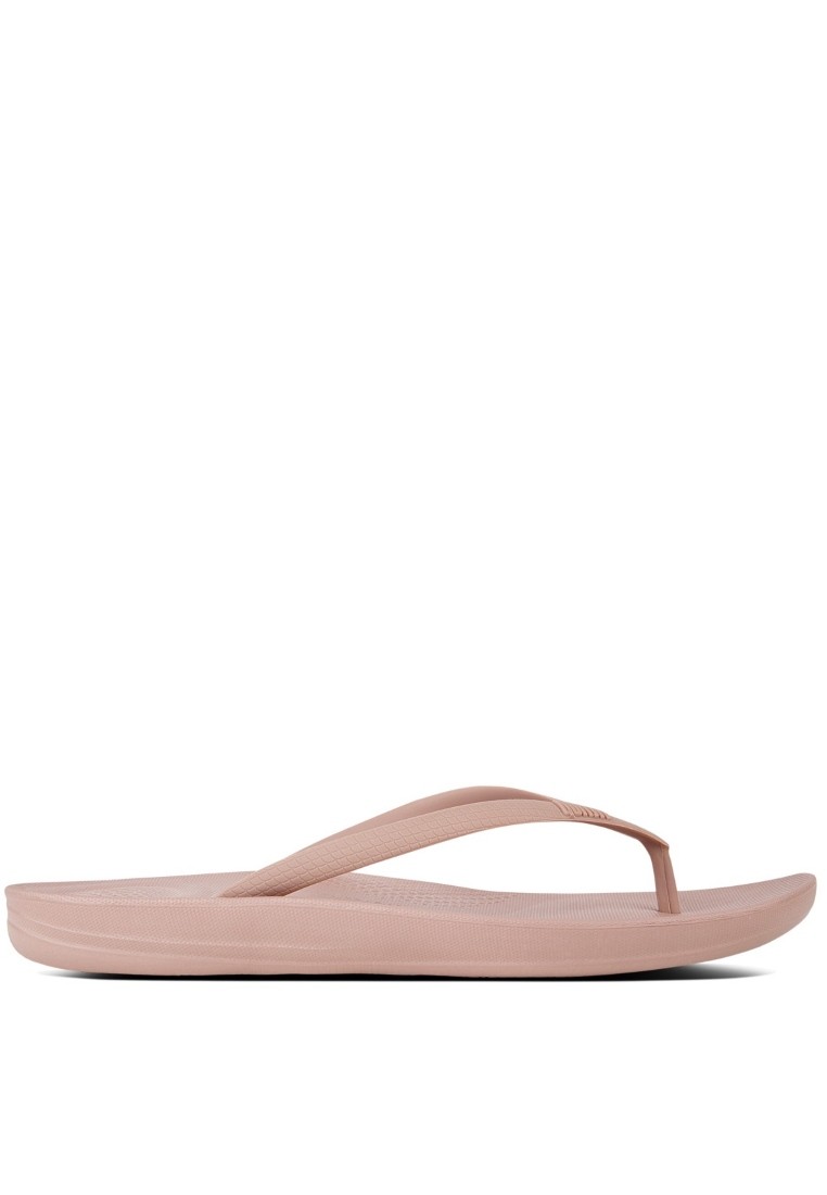 FitFlop iQUSHION Women's Ergonomic Flip-Flops - Beige (E54-137)