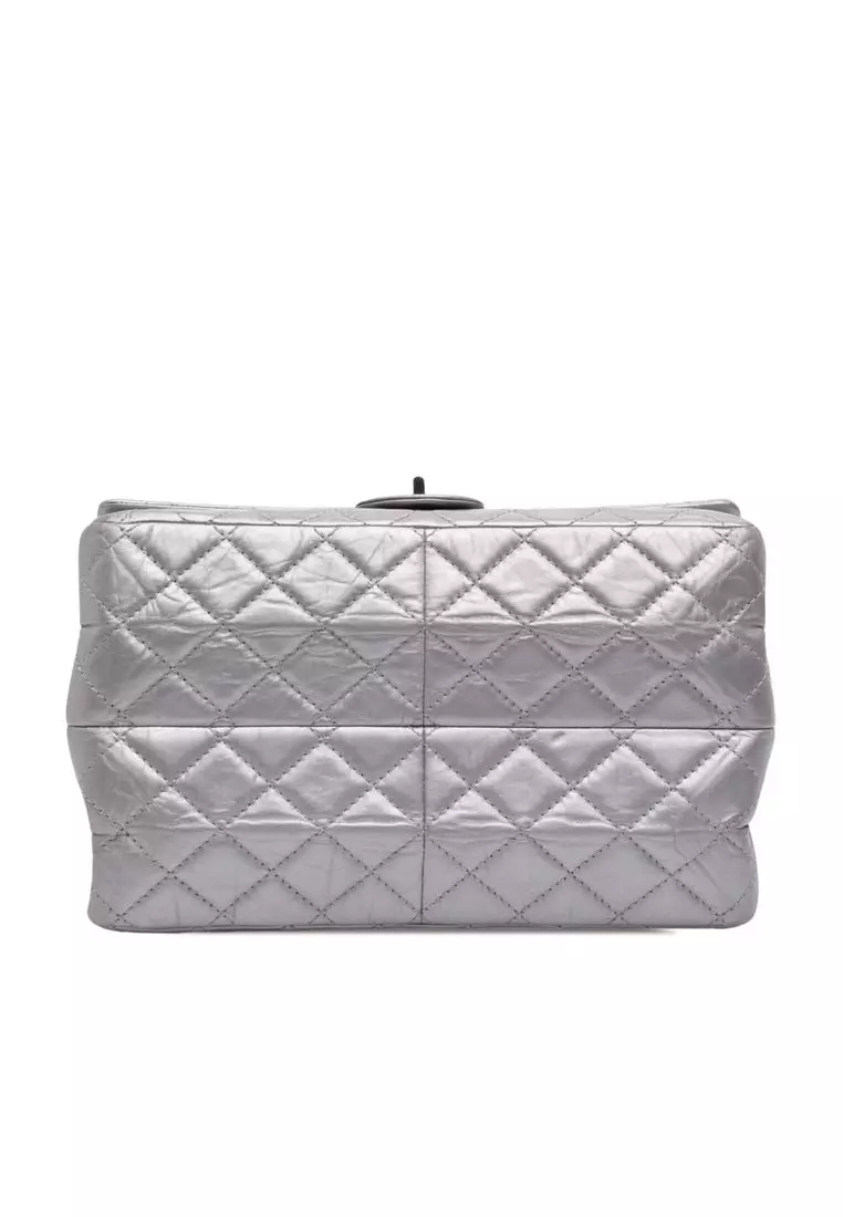 Pre-Loved Chanel Quilted Aged Calfskin Reissue 2.55 Double Compartment Single Flap 226