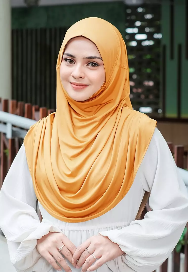 HIJAB INSTAN FATHIA - HOT MUSTARD
