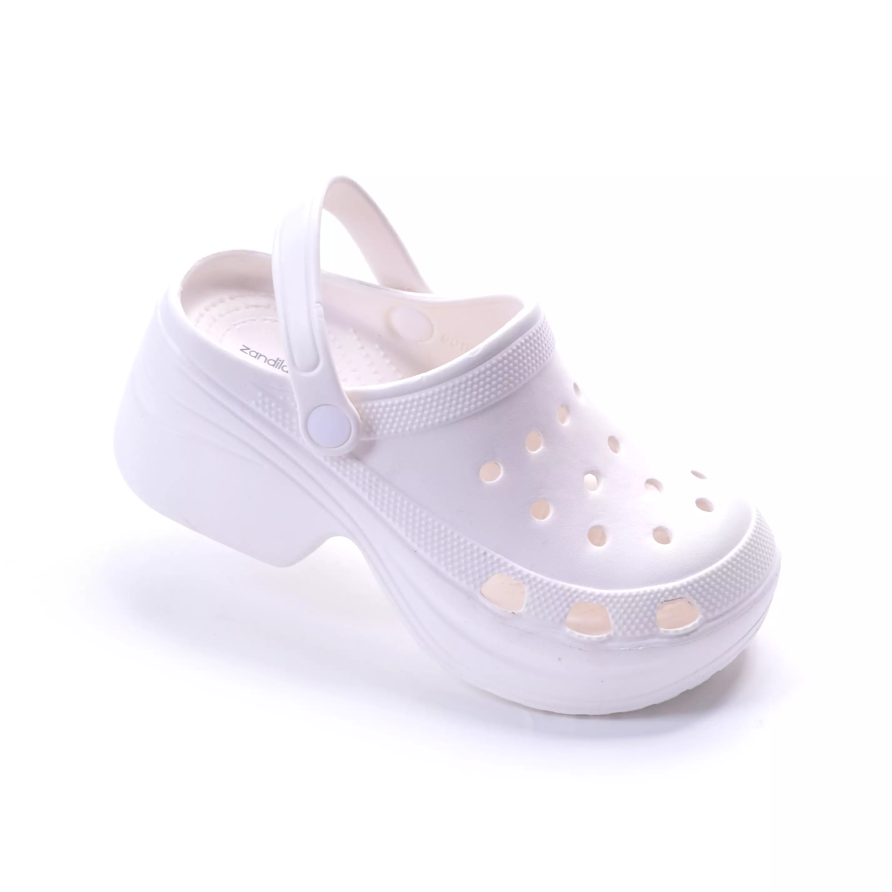 ZANDILAC - SANDAL WANITA DEWASA BZ230142WD - PUTIH full karet