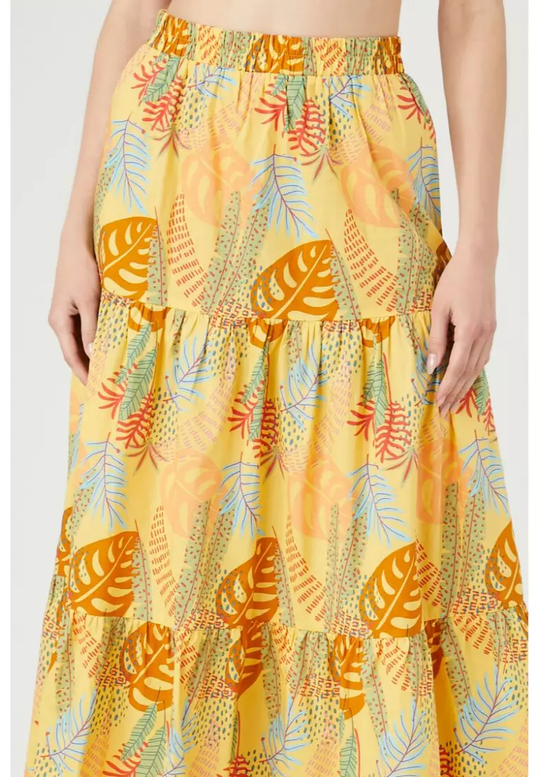Forever 21 tiered maxi skirt cheap
