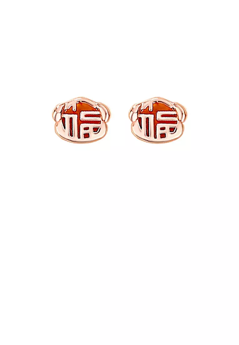 Agate discount stud earrings