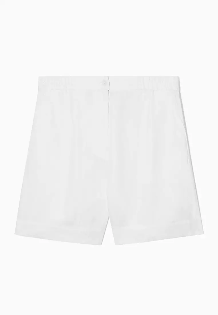 Buy COS Elasticated Linen Shorts 2024 Online | ZALORA Philippines