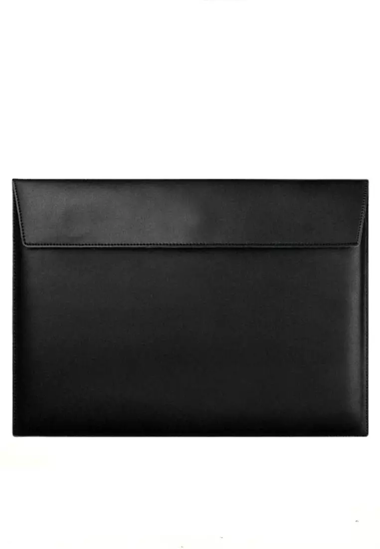 Hugo Sleeve Case Laptop Unisex Pro Retina 13 Inch Model Horizontal Material Leather ORIGINAL - Black