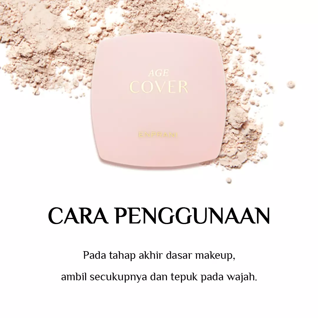 Holika Holika ENPRANI Age Cover Lucent Powder | Bedak Tabur Anti Aging
